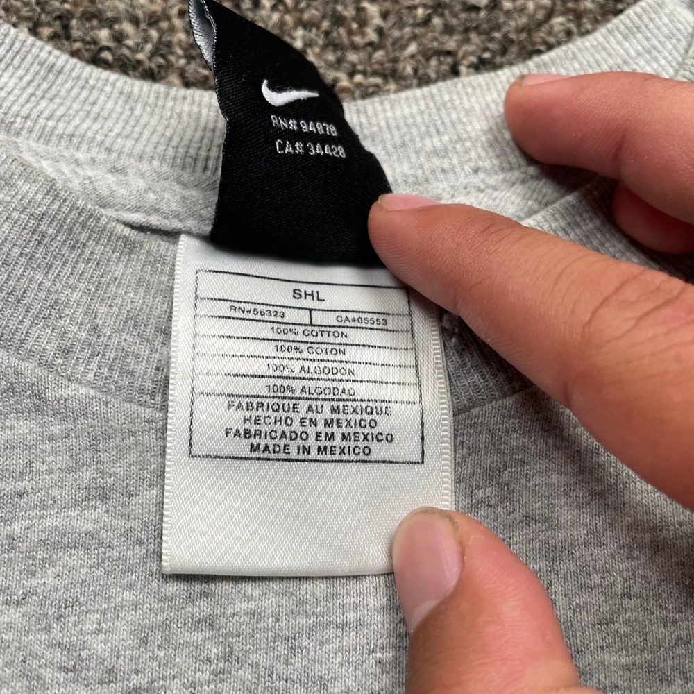 Vintage Nike Team T-Shirt Mens Large Gray Make It or Break It Graphic Tee 2000s - Picture 7 of 8